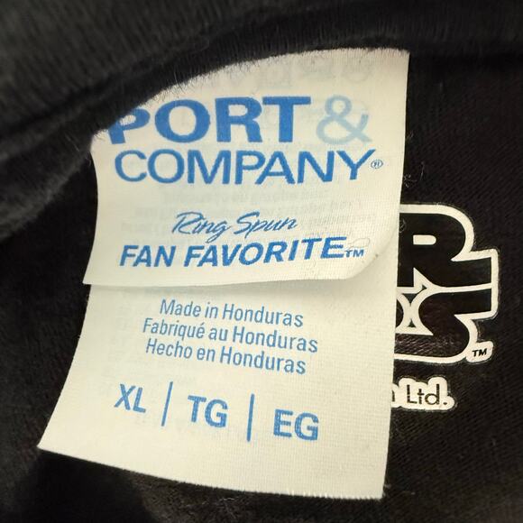 Star Wars Stormtrooper Tropical Graphic T-Shirt Men’s XL Black Cotton Tee - Picture 4 of 6